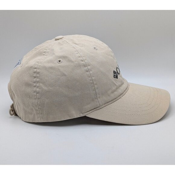 Columbia PFG Hat Cap Strap Back OSFM Unisex Khaki Tan Beige Fishing Hiking - Picture 3 of 5